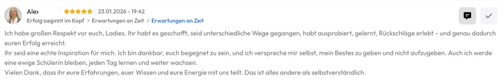 Kundenfeedback Gottlebe