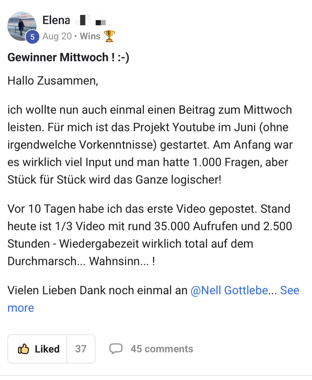 Kundenfeedback Gottlebe