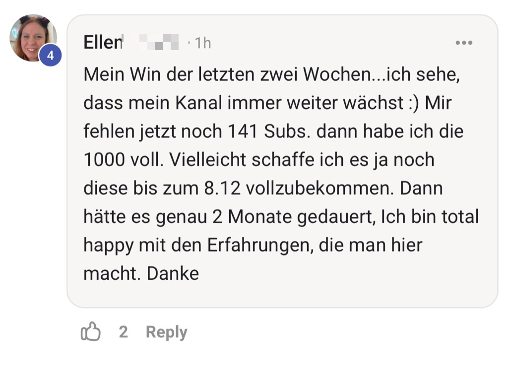 Kundenfeedback Gottlebe