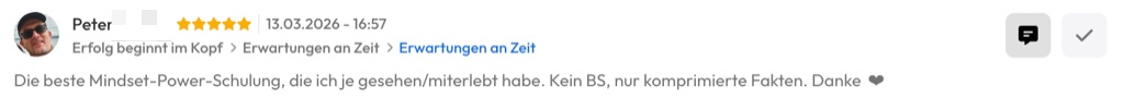 Kundenfeedback Gottlebe
