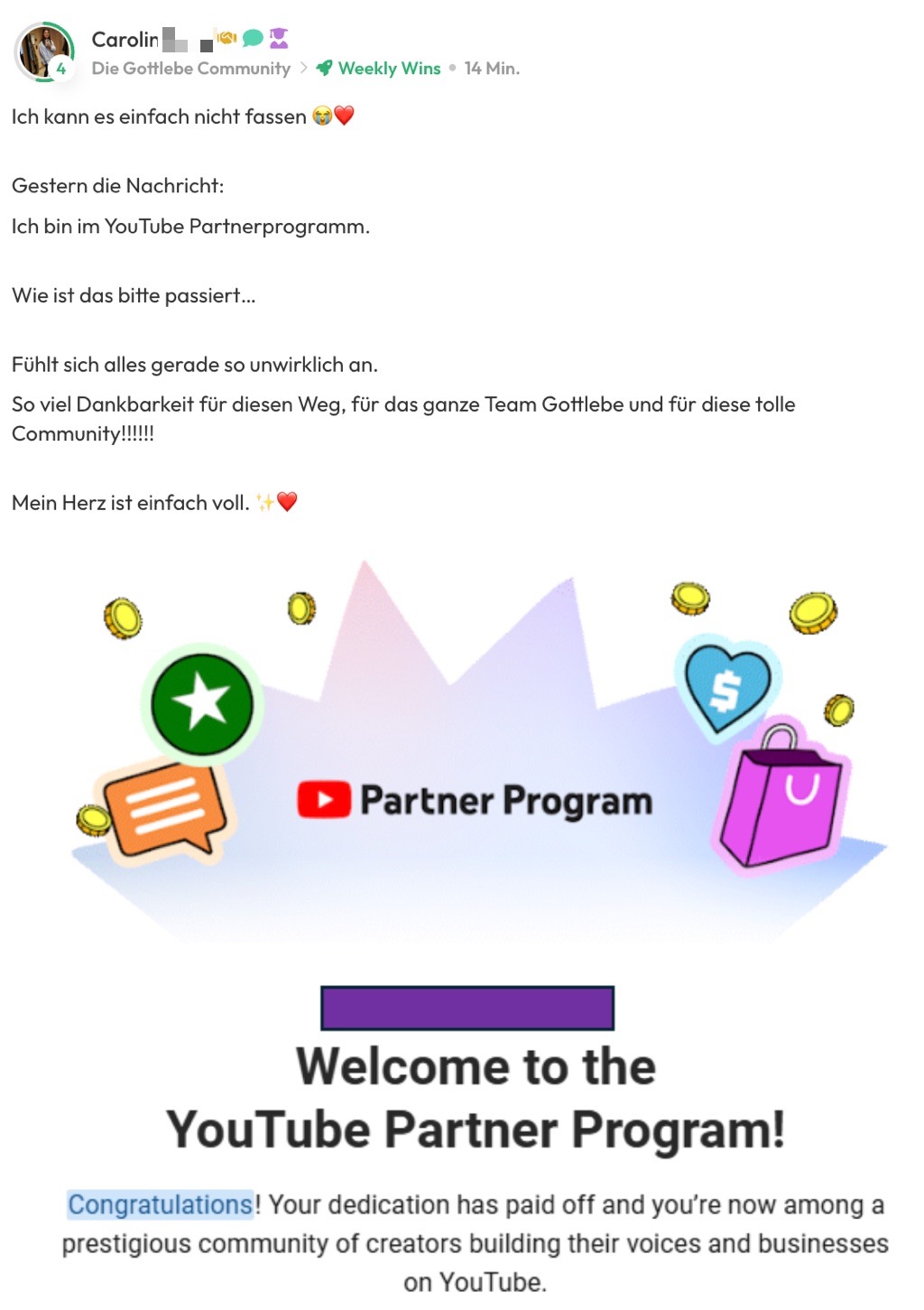 Kundenfeedback Gottlebe
