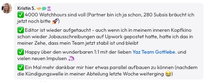 Kundenfeedback Gottlebe