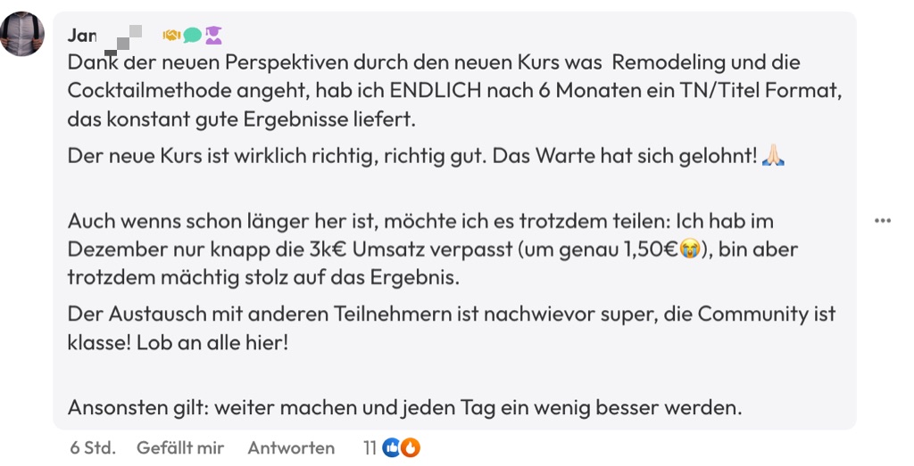 Kundenfeedback Gottlebe