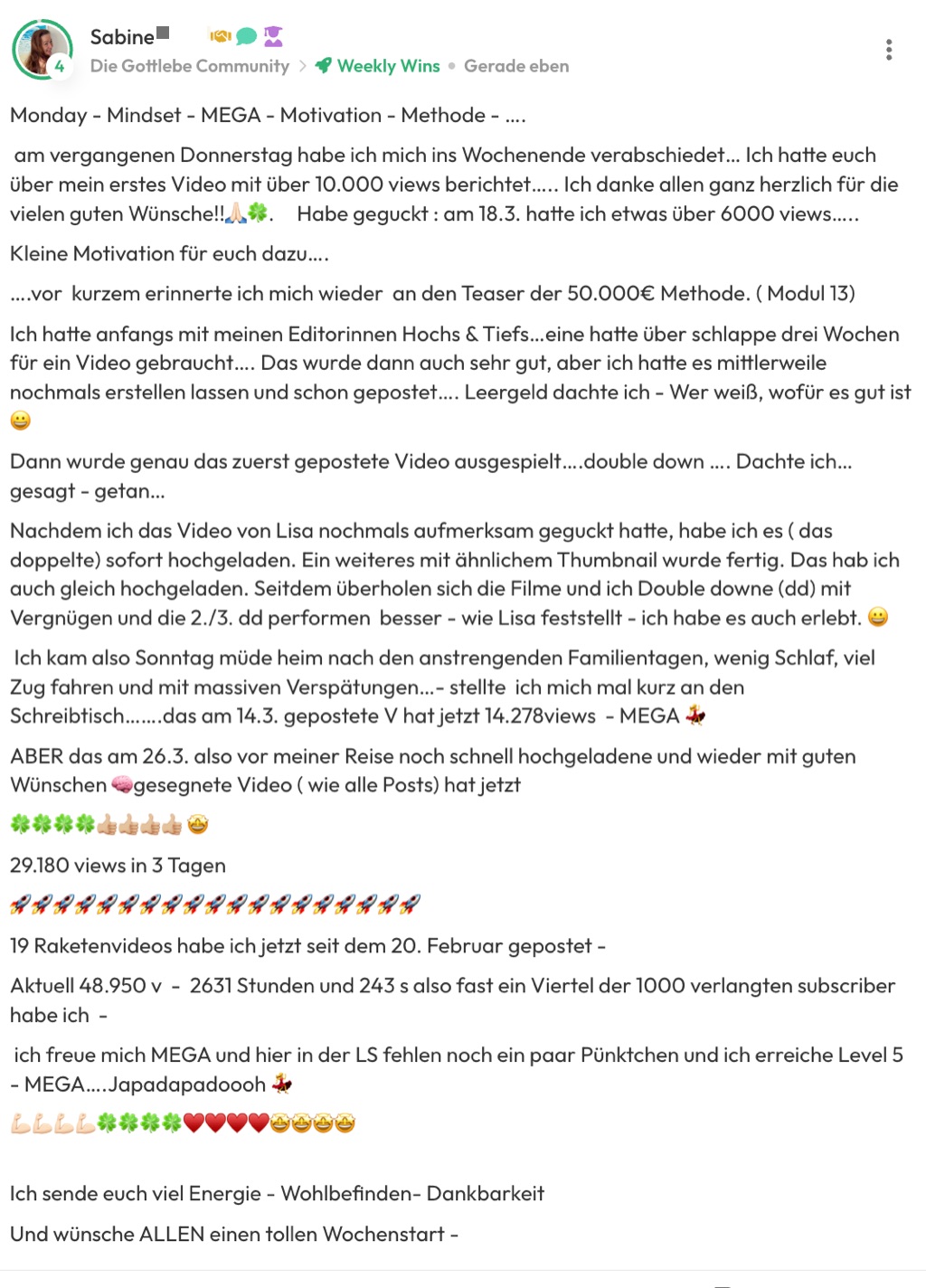 Kundenfeedback Gottlebe