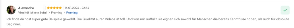 Kundenfeedback Gottlebe