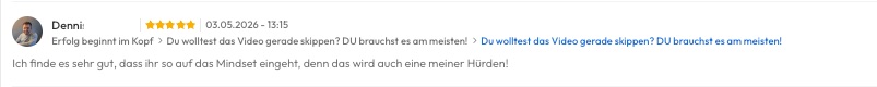 Kundenfeedback Gottlebe