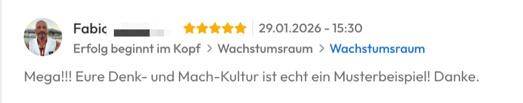 Kundenfeedback Gottlebe