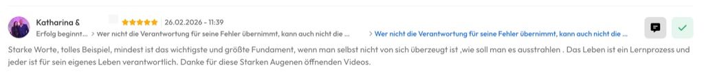 Kundenfeedback Gottlebe