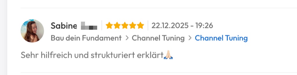 Kundenfeedback Gottlebe