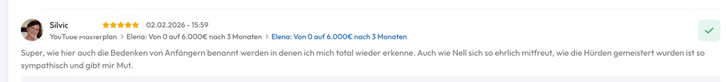 Kundenfeedback Gottlebe